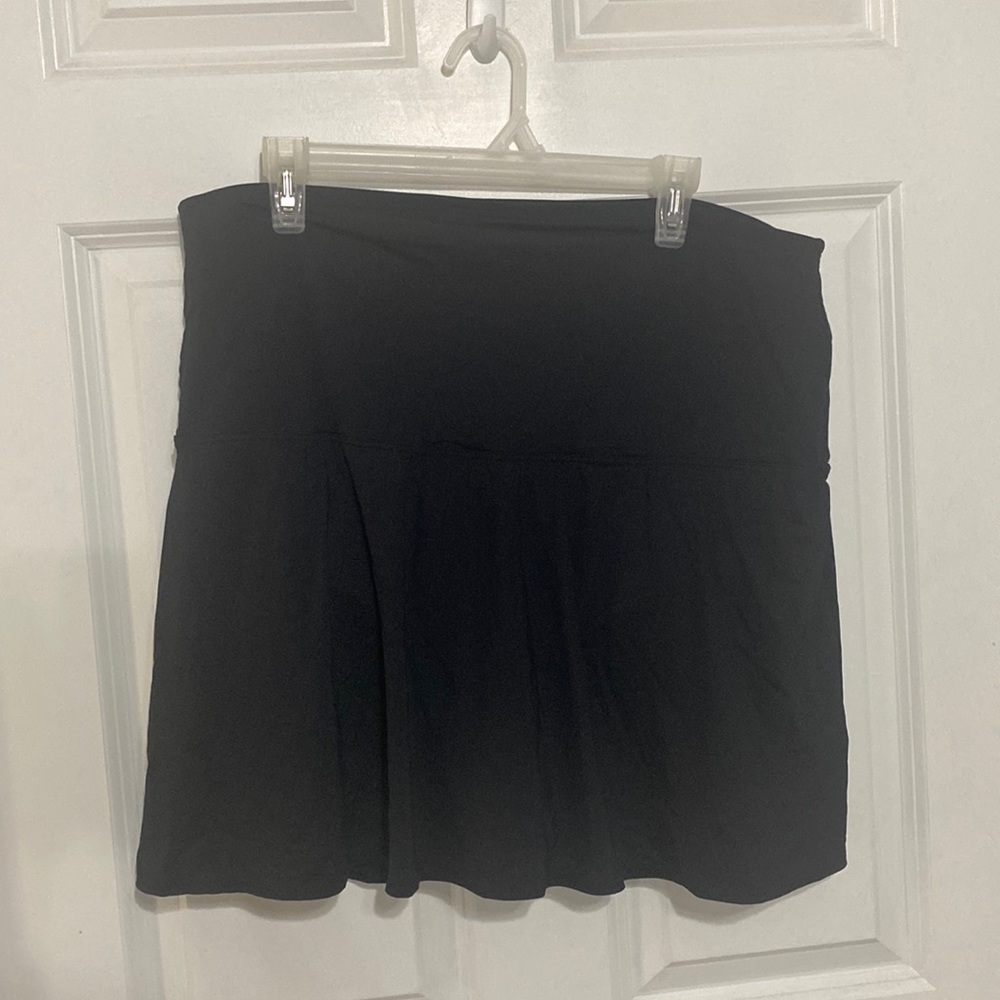 Lands’ End high waisted swim skirt